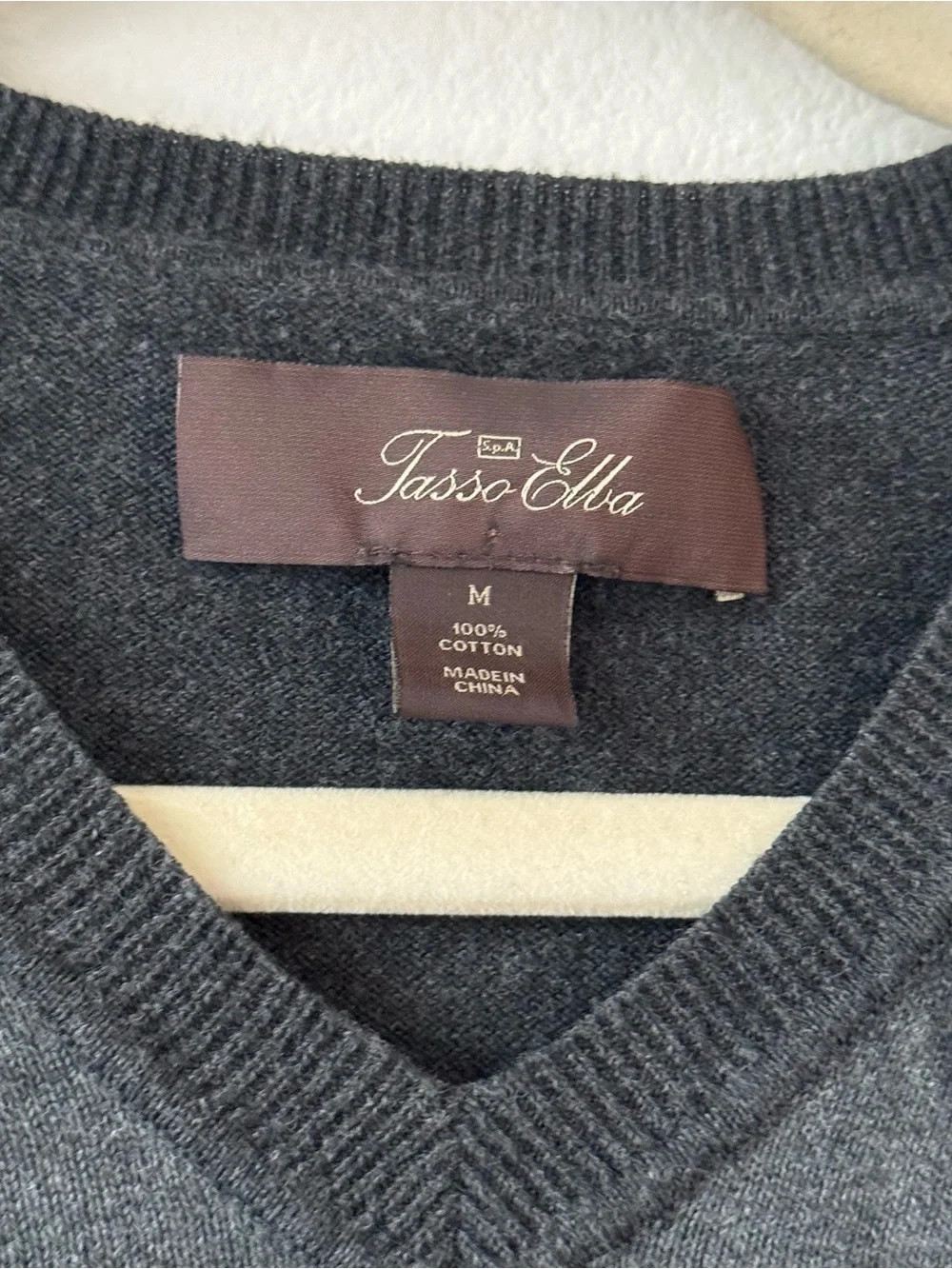 Tasso Elba Argyle Sweater Pullover Long Sleeve